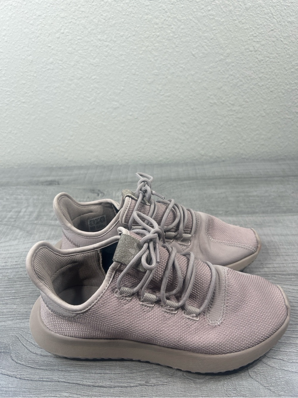 Adidas Tubular Shadow Women’s Sneakers Taupe Pink Casual Athletic Shoes Size 6.5 - Picture 4 of 10
